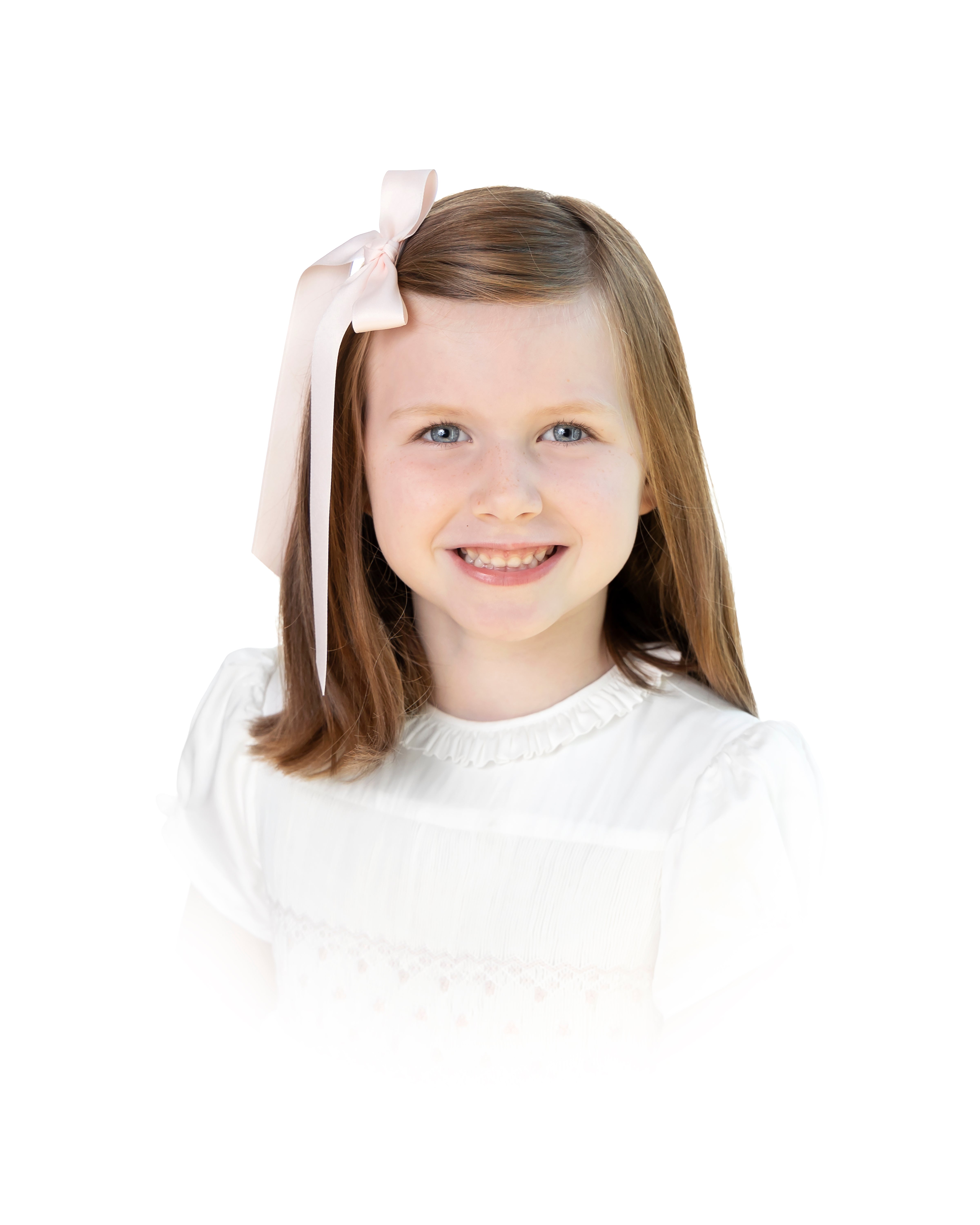 Charlotte sy Dimby classic timeless traditional smocked dresses for babies and girls handmade French style children clothing paris boutique twirling princess dress white heirloom elegant portrait dress houston texas born and raised studio photography vignette