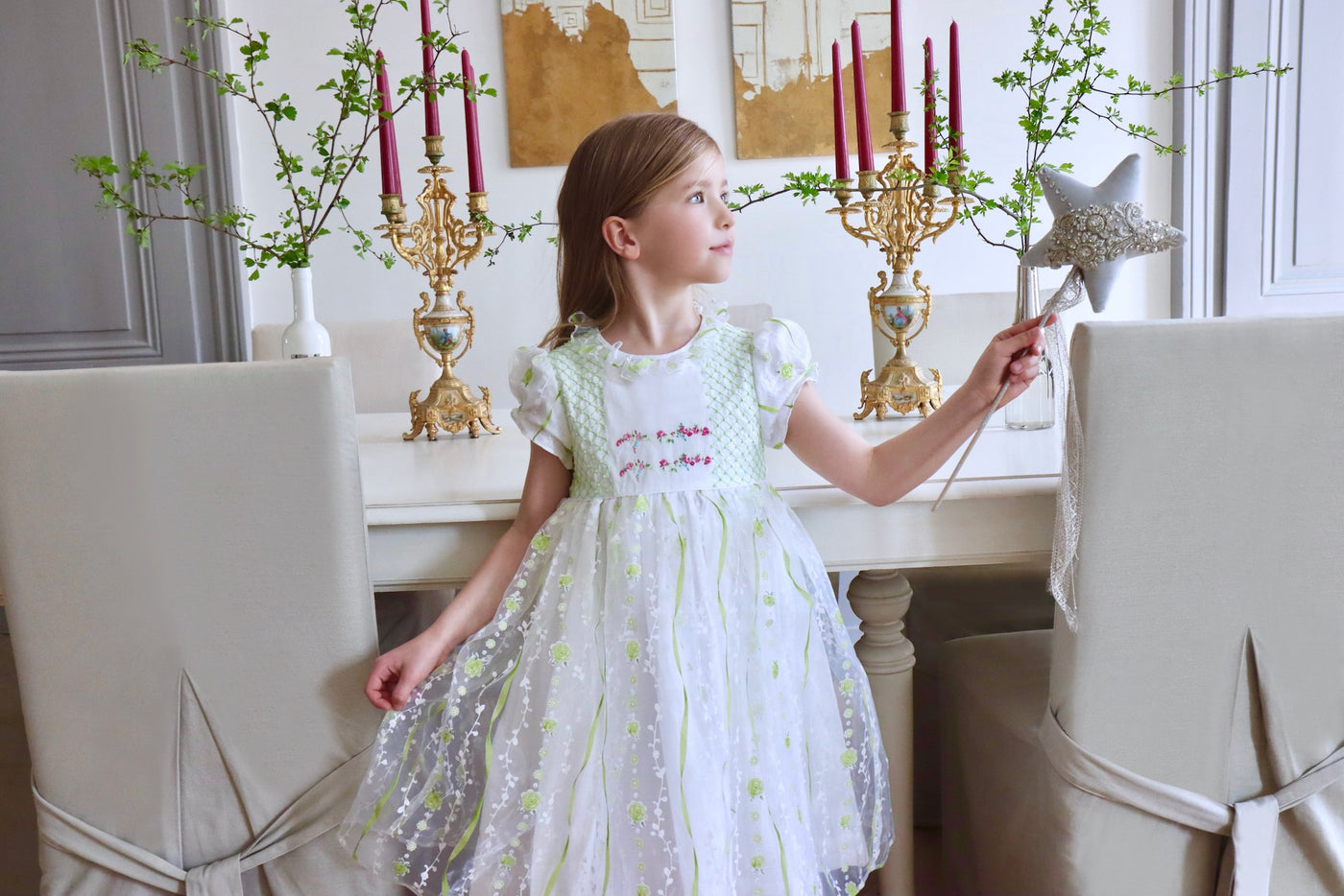 Charlotte sy Dimby ceremony special event party handmade dresses for baby girls